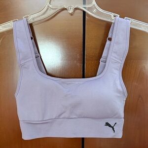 Puma Women's Light Purple Sports Bra
